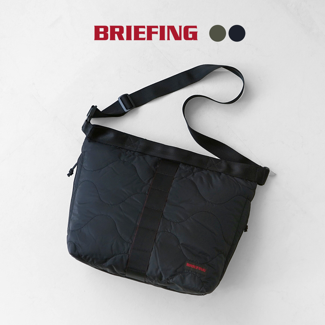 BRIEFING（ブリーフィング） キルテッド ジャンパー M ショルダーバッグ A4 / メンズ ミリタリー | BRIEFING