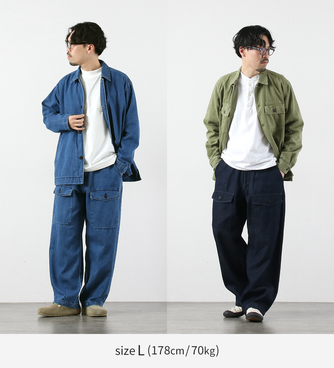 GOHEMP（ゴーヘンプ） 別注 9oz コットンヘンプデニム フロント