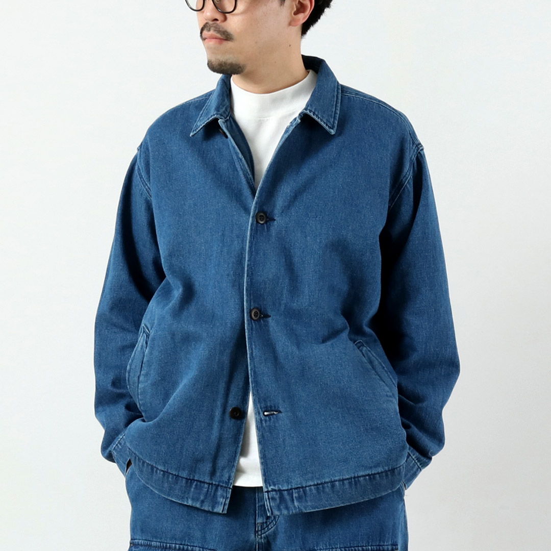 GOHEMP（ゴーヘンプ） 別注 9oz コットンヘンプデニム オーバー シャツコート GOHEMP×KEMA DESIGNS / メンズ ライトアウター | GOHEMP | 01
