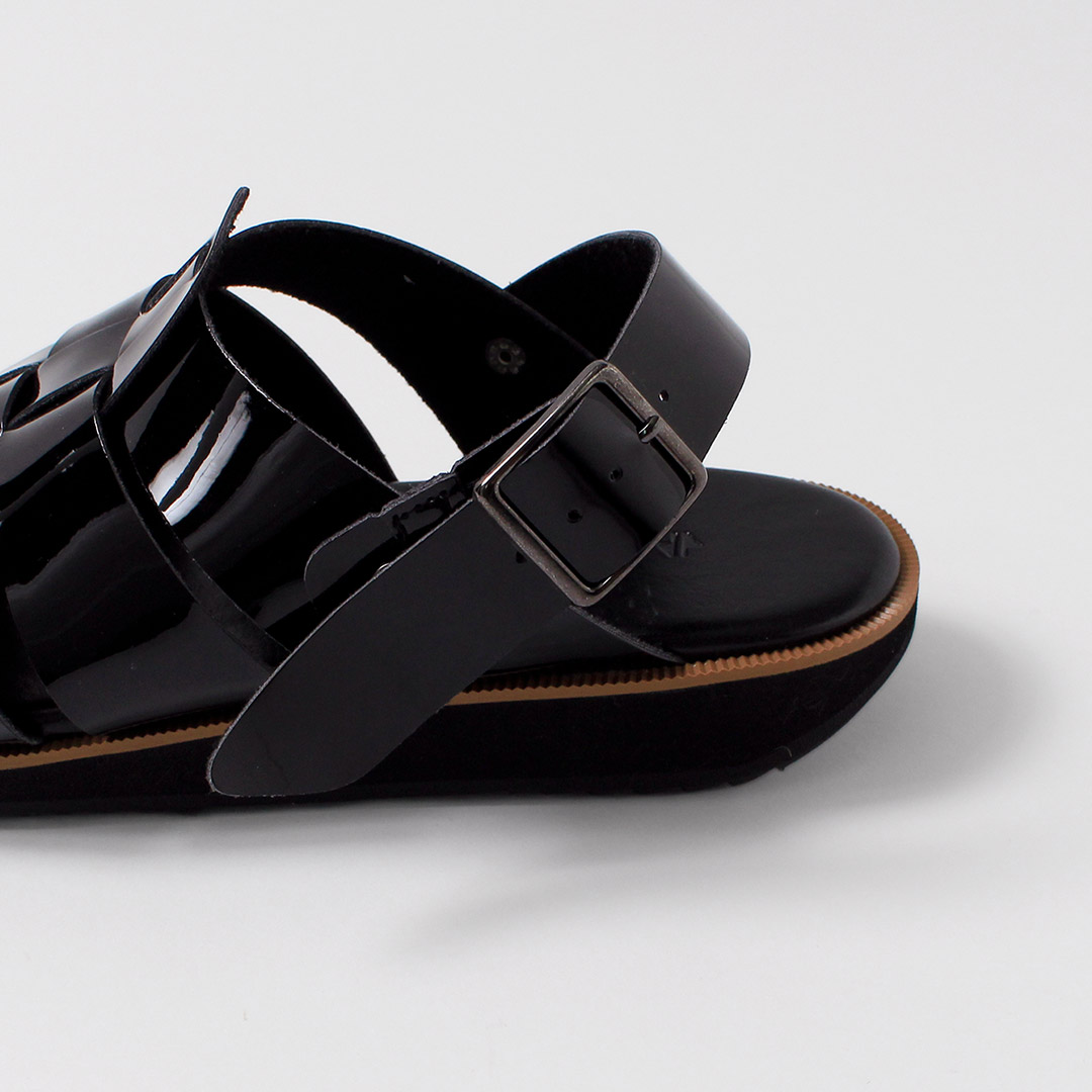 HEP（ヘップ） 別注 エナメル DRV ドライビング サンダル 日本製 / グルカサンダル メンズ レディース  ストラップ | HEP | 13