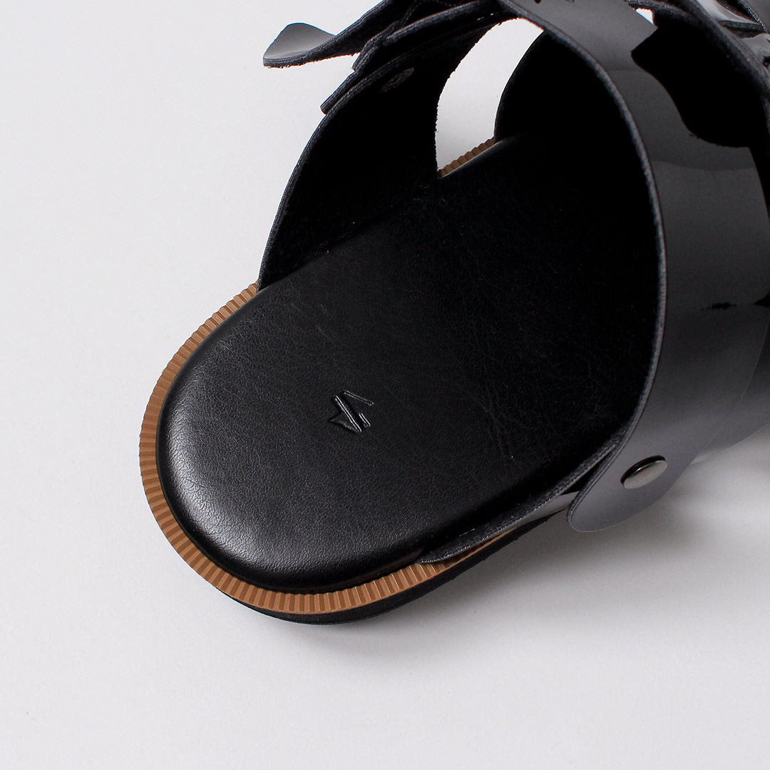 HEP（ヘップ） 別注 エナメル DRV ドライビング サンダル 日本製 / グルカサンダル メンズ レディース  ストラップ | HEP | 09