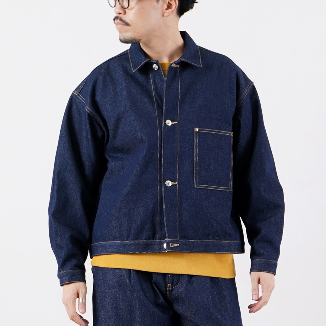 TRADITIONAL WEATHERWEAR（トラディショナル ウェザーウェア） 12.5oz デニム ワークジャケット 001D / メンズ Gジャン | Traditional Weatherwear | 01