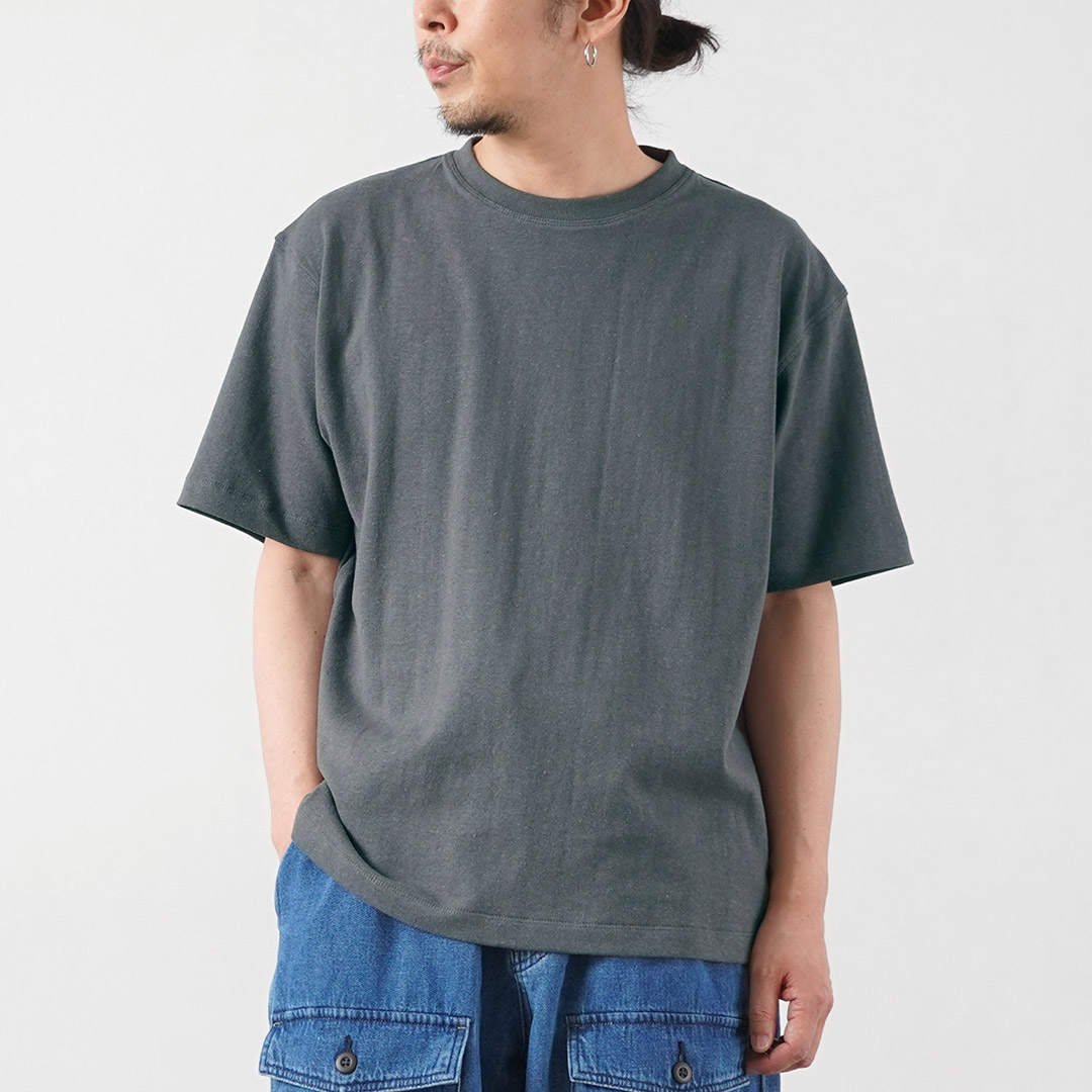 KEMA DESIGNS（ケマデザインズ） ヘンプ/オーガニックコットン リラックスTee Tシャツ 綿麻 / メンズ | kema designs | 06