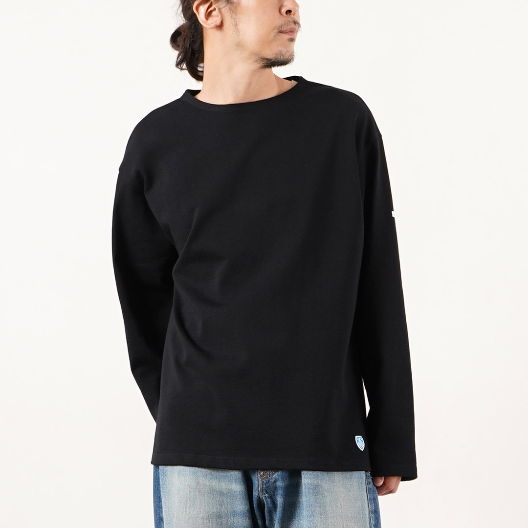 ORCIVAL（オーシバル） クルーネック ロングスリーブ プルオーバー カットソー フレンチバスクシャツ フランス製 / メンズ 長袖 | ORCIVAL | 03