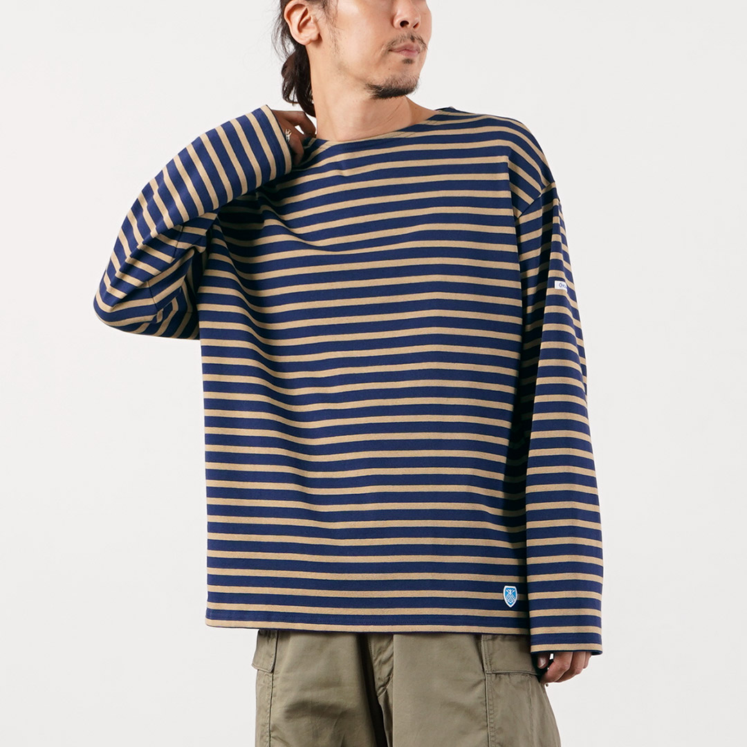 ORCIVAL（オーシバル） クルーネック ロングスリーブ プルオーバー カットソー フレンチバスクシャツ フランス製 / メンズ 長袖 | ORCIVAL | 06