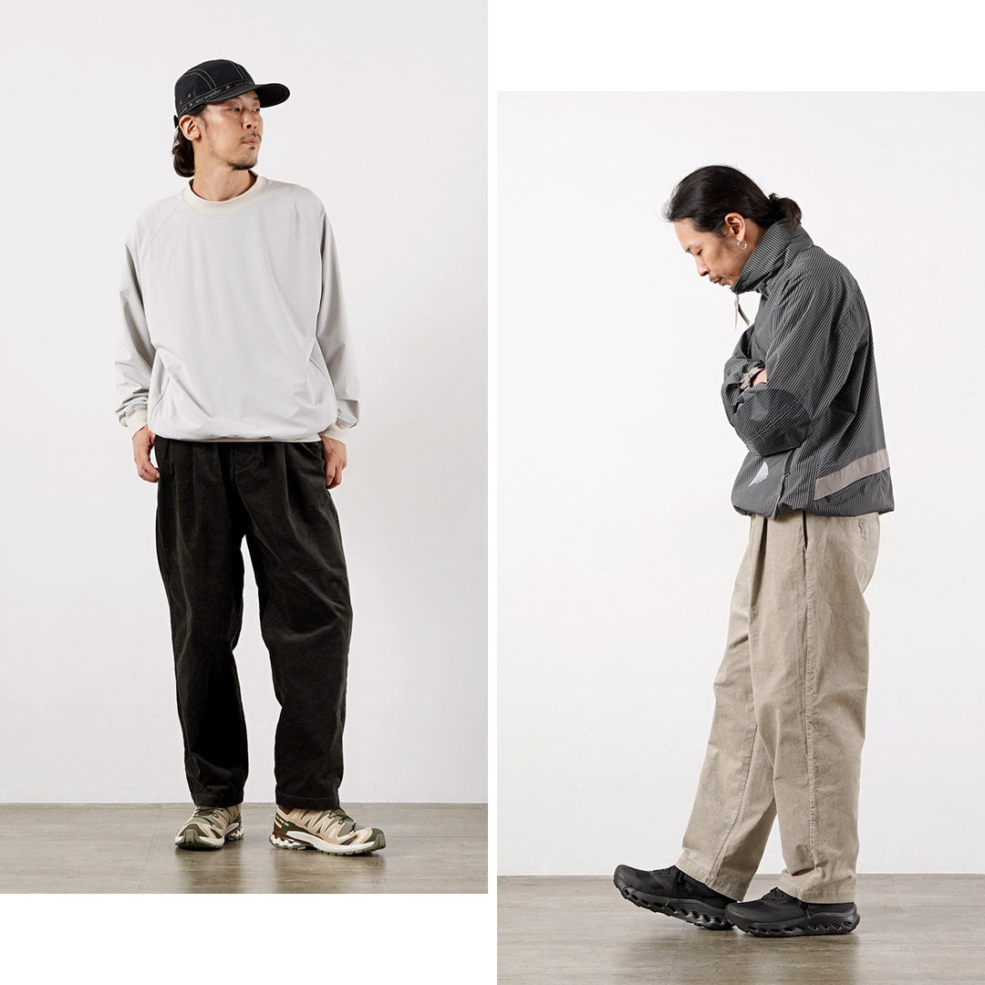 AND WANDER（アンドワンダー） モールスキン パンツ / メンズ イージーパンツ アウトドア ウエストゴム 総ゴム | and wander | 13