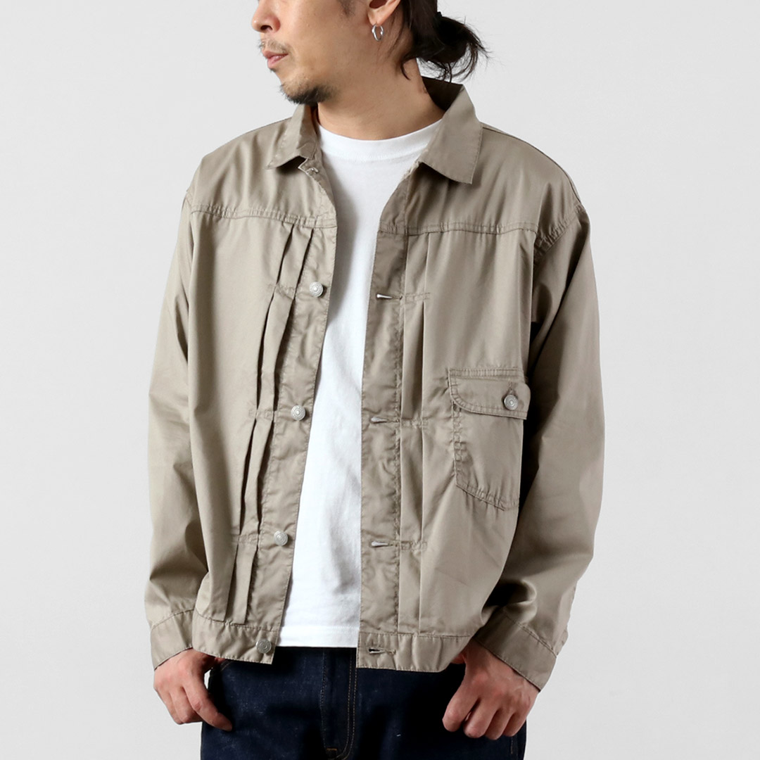 Blue refabric（ブルーリファブリック） 40sダンプ リビルド 1stタイプ トラッカージャケット 日本製 / ライトジャケット メンズ |  | 01