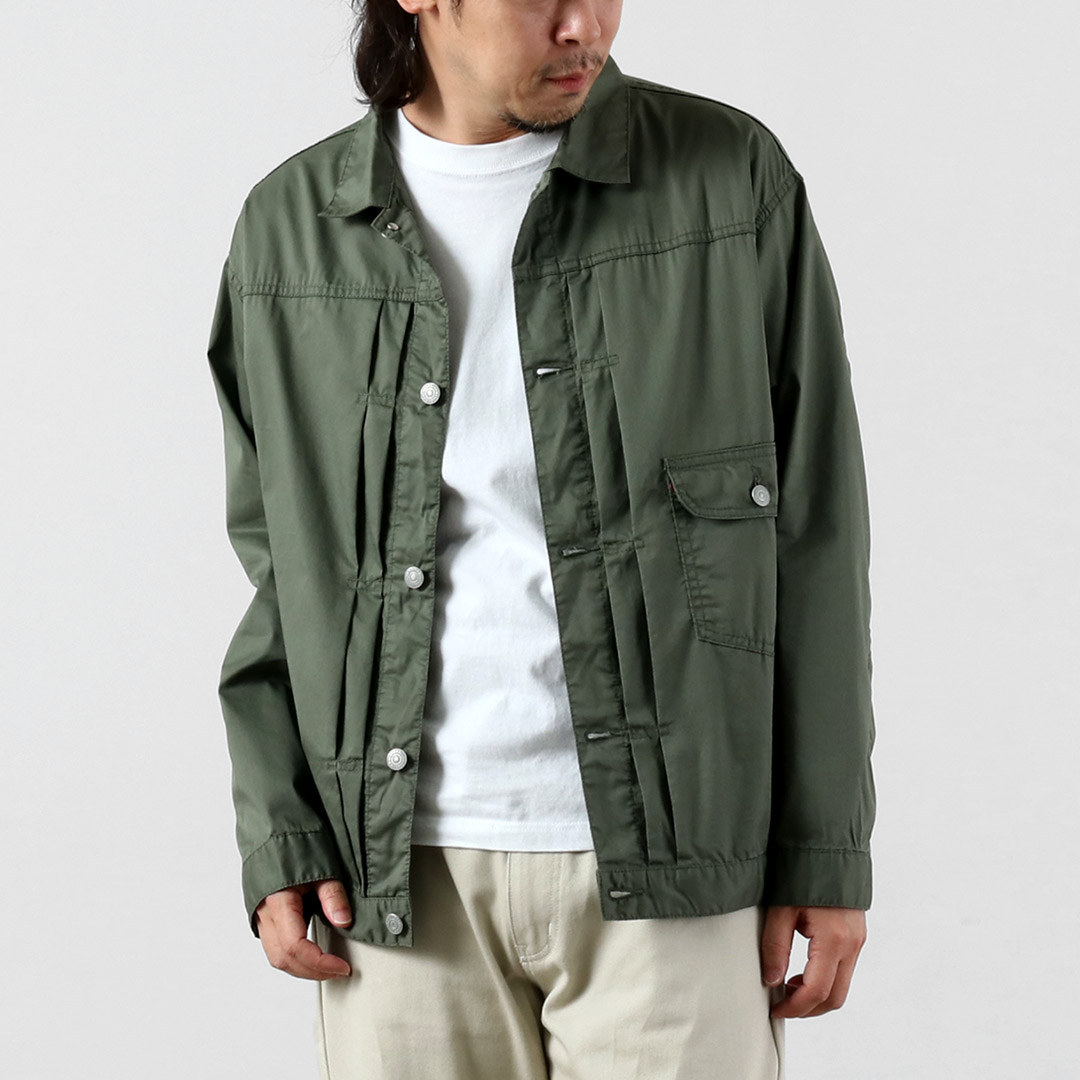 Blue refabric（ブルーリファブリック） 40sダンプ リビルド 1stタイプ トラッカージャケット 日本製 / ライトジャケット メンズ |  | 02