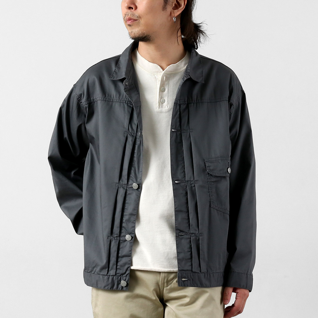 Blue refabric（ブルーリファブリック） 40sダンプ リビルド 1stタイプ トラッカージャケット 日本製 / ライトジャケット メンズ |  | 03