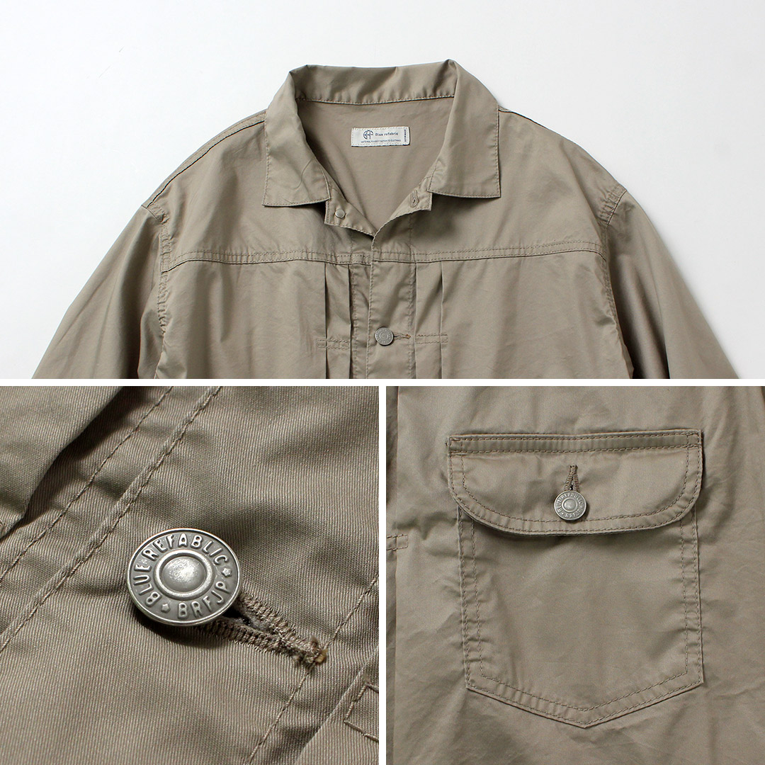 Blue refabric（ブルーリファブリック） 40sダンプ リビルド 1stタイプ トラッカージャケット 日本製 / ライトジャケット メンズ |  | 21