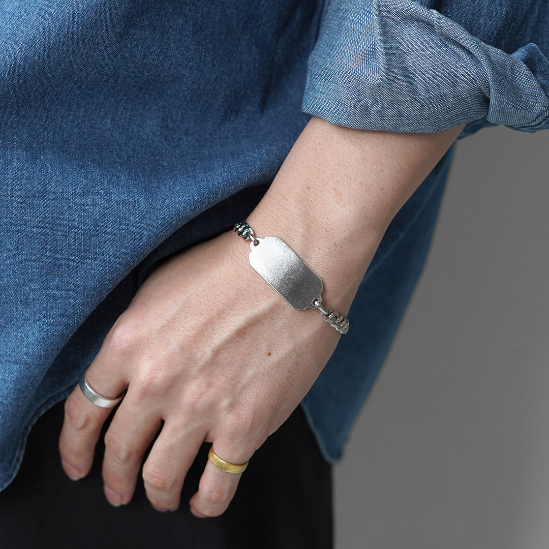 Button Works（ボタンワークス） 別注 ミリタリー IDブレスレット 日本