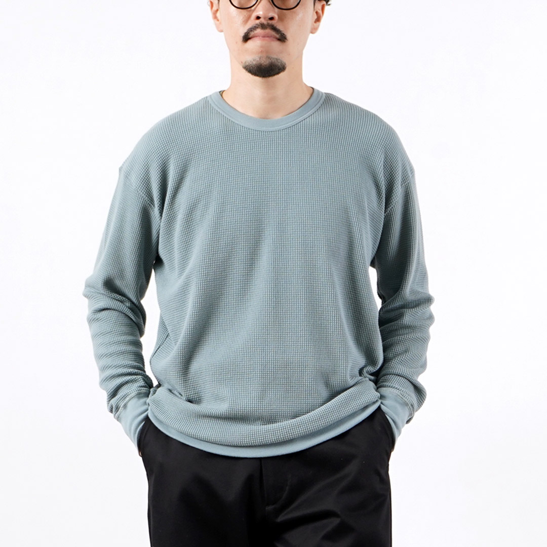 GICIPI（ジチピ） アークイッラ クルーネック リラックスフィット ロングスリーブ スウェット イタリア製 / メンズ 長袖 サーマル |  | 03