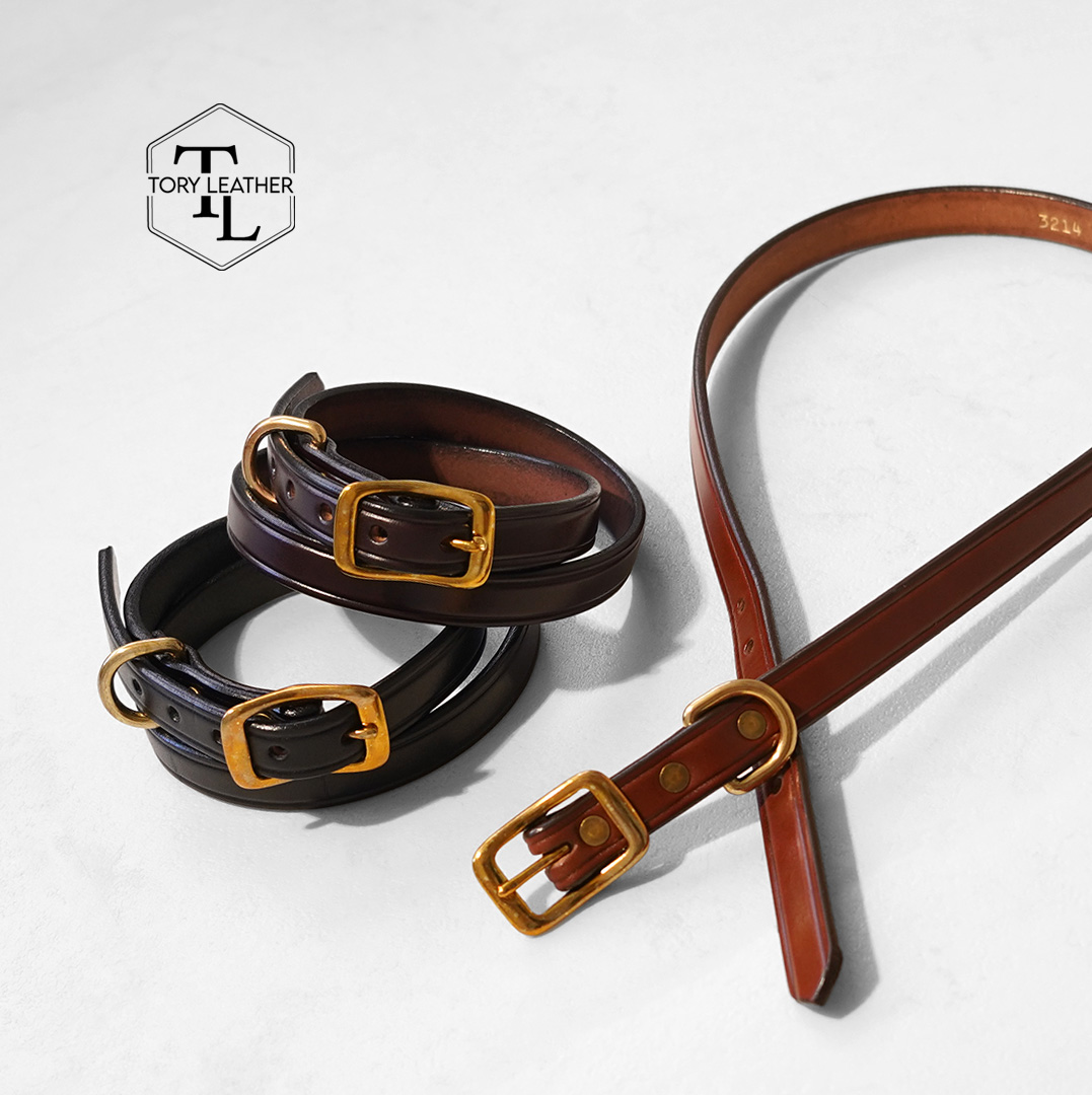 TORY LEATHER（トリーレザー） ワイドプレーン クリーストベルト レザー アメリカ製 / メンズ | 