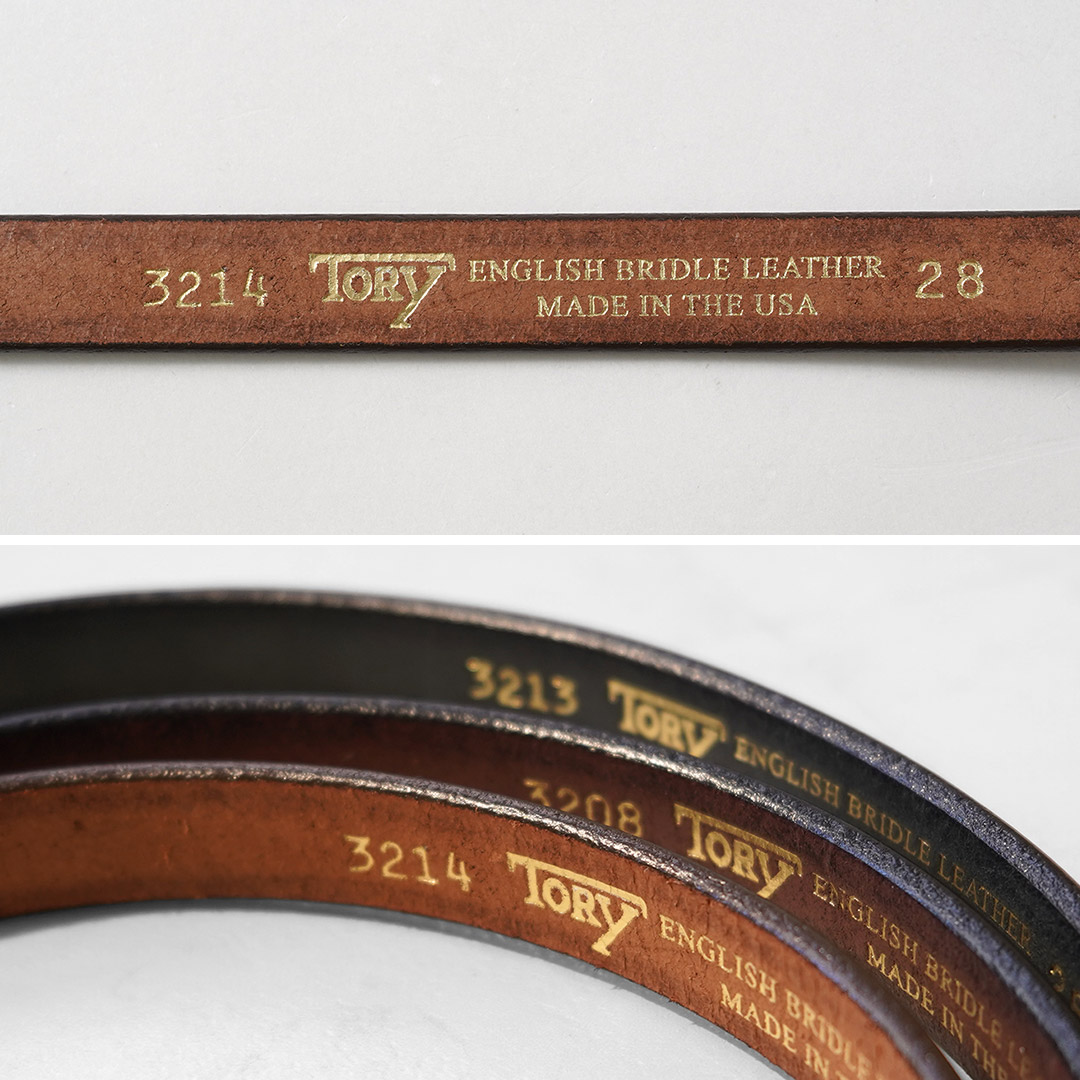 TORY LEATHER（トリーレザー） ワイドプレーン クリーストベルト レザー アメリカ製 / メンズ |  | 10