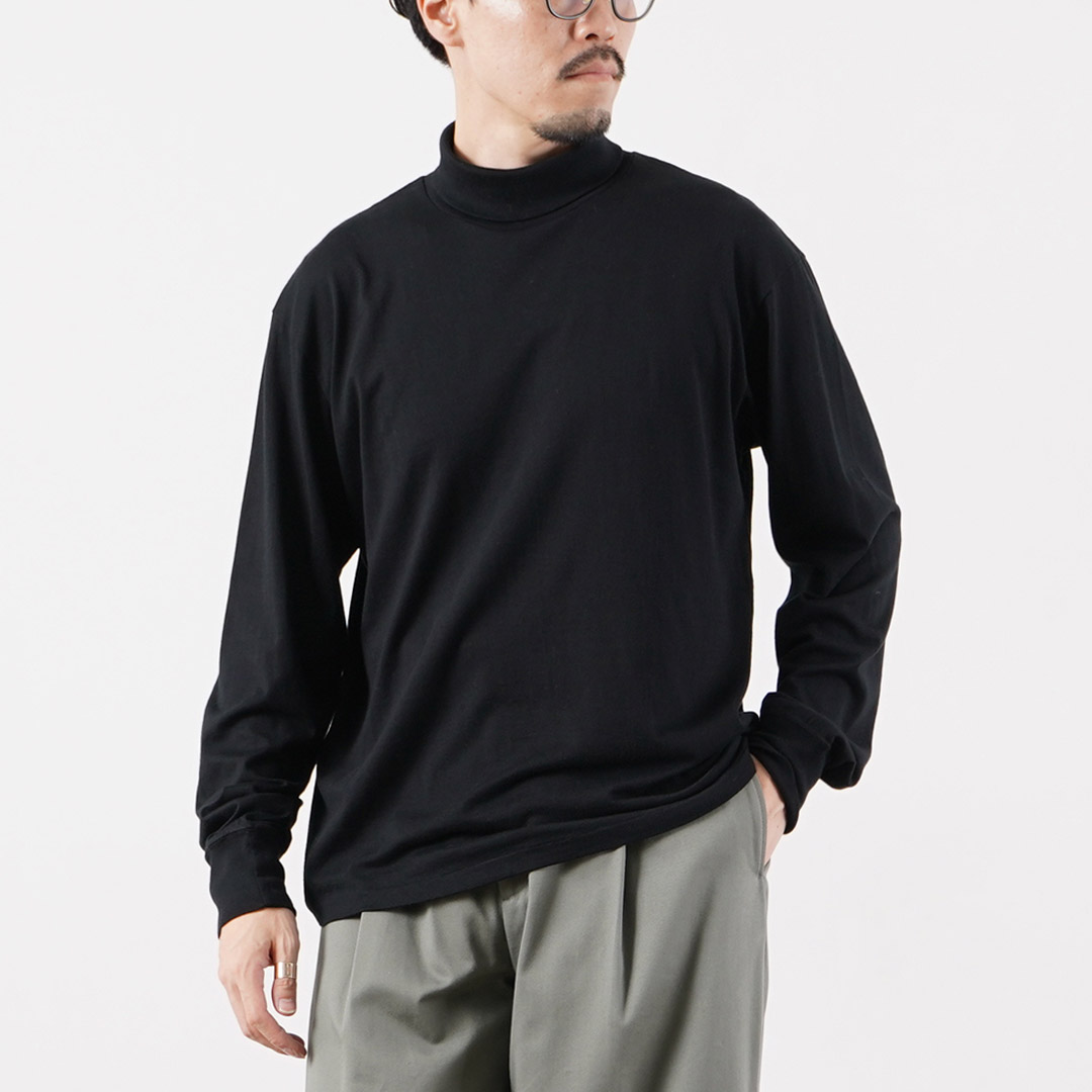 FILMELANGE（フィルメランジェ） コード コットンカシミヤ天竺 タートルネックTシャツ 日本製 / メンズ 長袖 ハイネック |  | 03