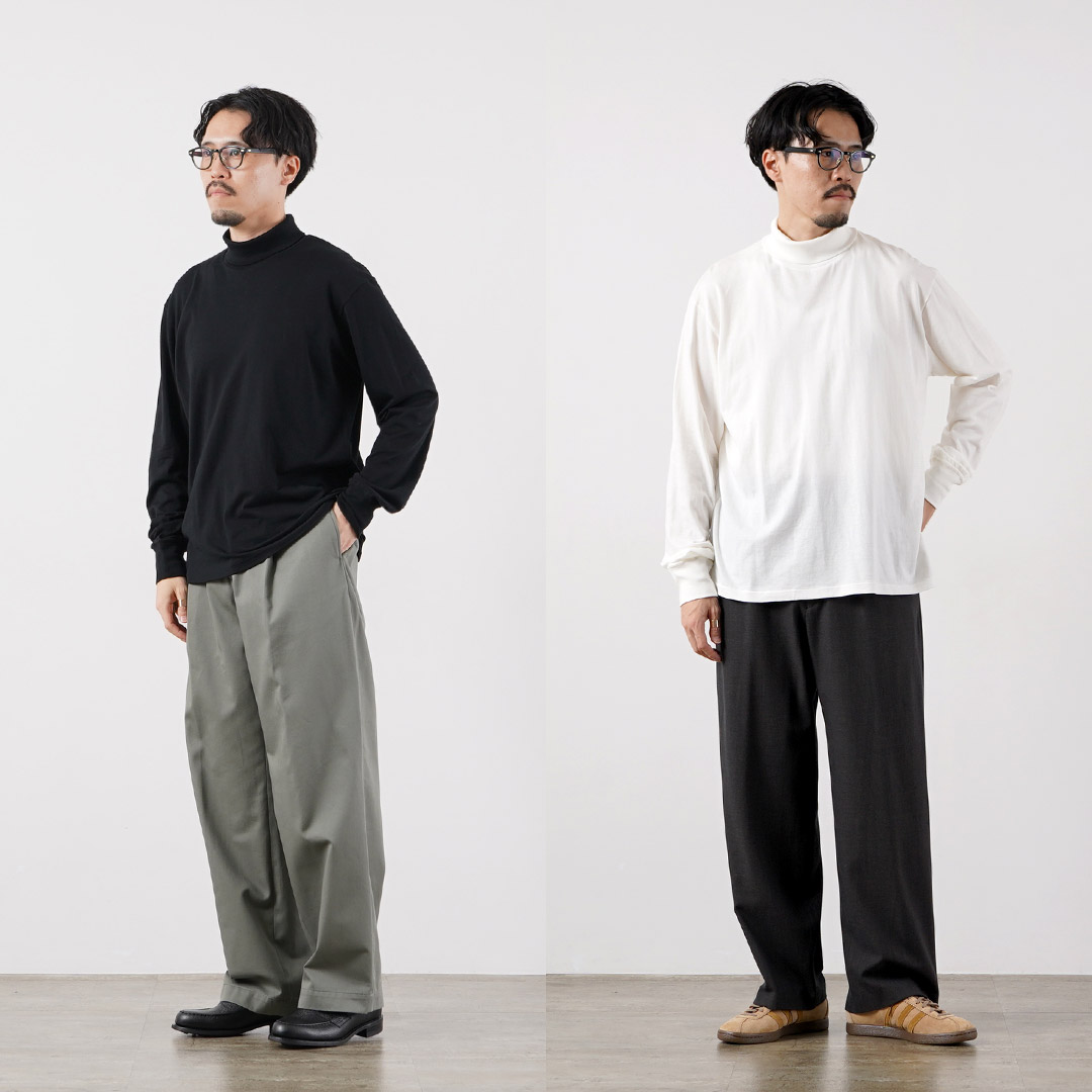 FILMELANGE（フィルメランジェ） コード コットンカシミヤ天竺 タートルネックTシャツ 日本製 / メンズ 長袖 ハイネック |  | 07