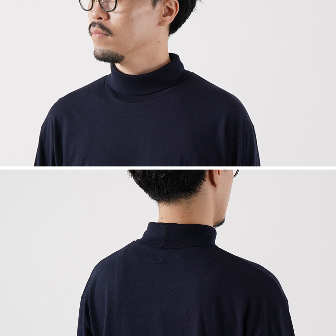 FILMELANGE（フィルメランジェ） コード コットンカシミヤ天竺 タートルネックTシャツ 日本製 / メンズ 長袖 ハイネック |  | 11