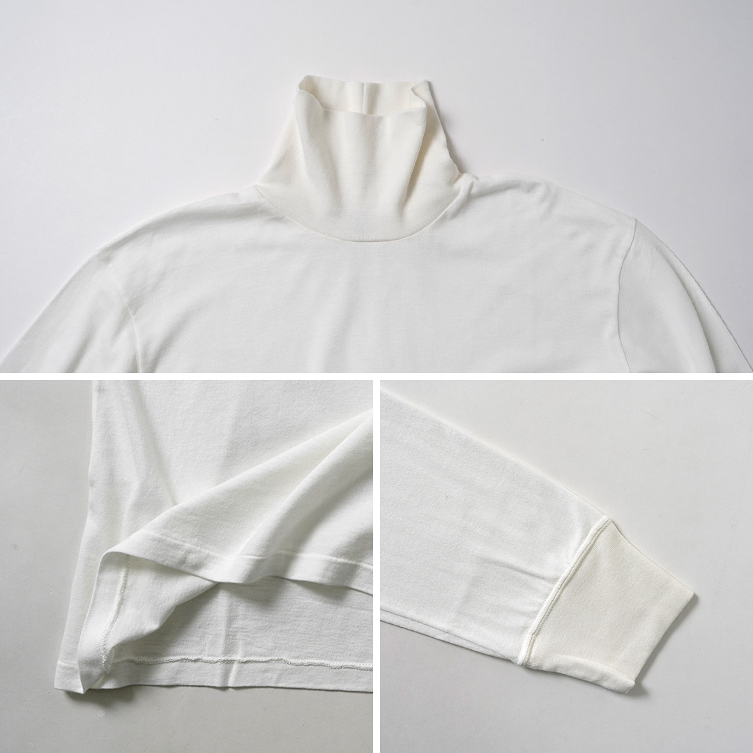 FILMELANGE（フィルメランジェ） コード コットンカシミヤ天竺 タートルネックTシャツ 日本製 / メンズ 長袖 ハイネック |  | 15