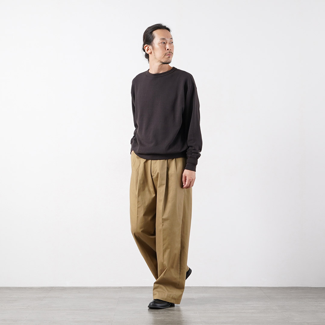 FILMELANGE（フィルメランジェ） ラルフ コンフォート裏毛 クルーネックスウェット 日本製 / 長袖 メンズ | FilMelange | 15