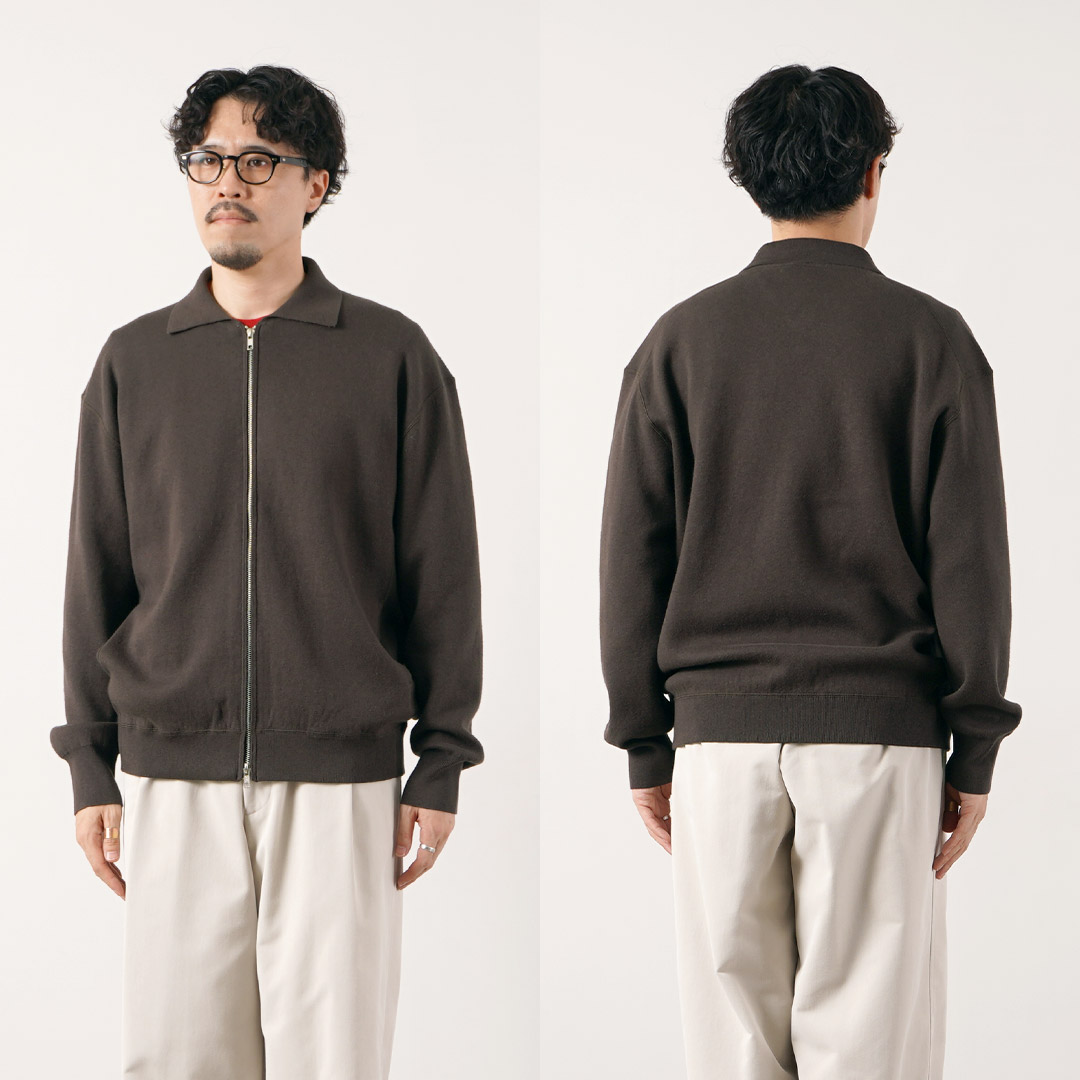 RYE TENDER（ライテンダー） マーシャル コットンカシミア ジップアップ ニットカーディガン / メンズ 長袖 | RYE TENDER | 14