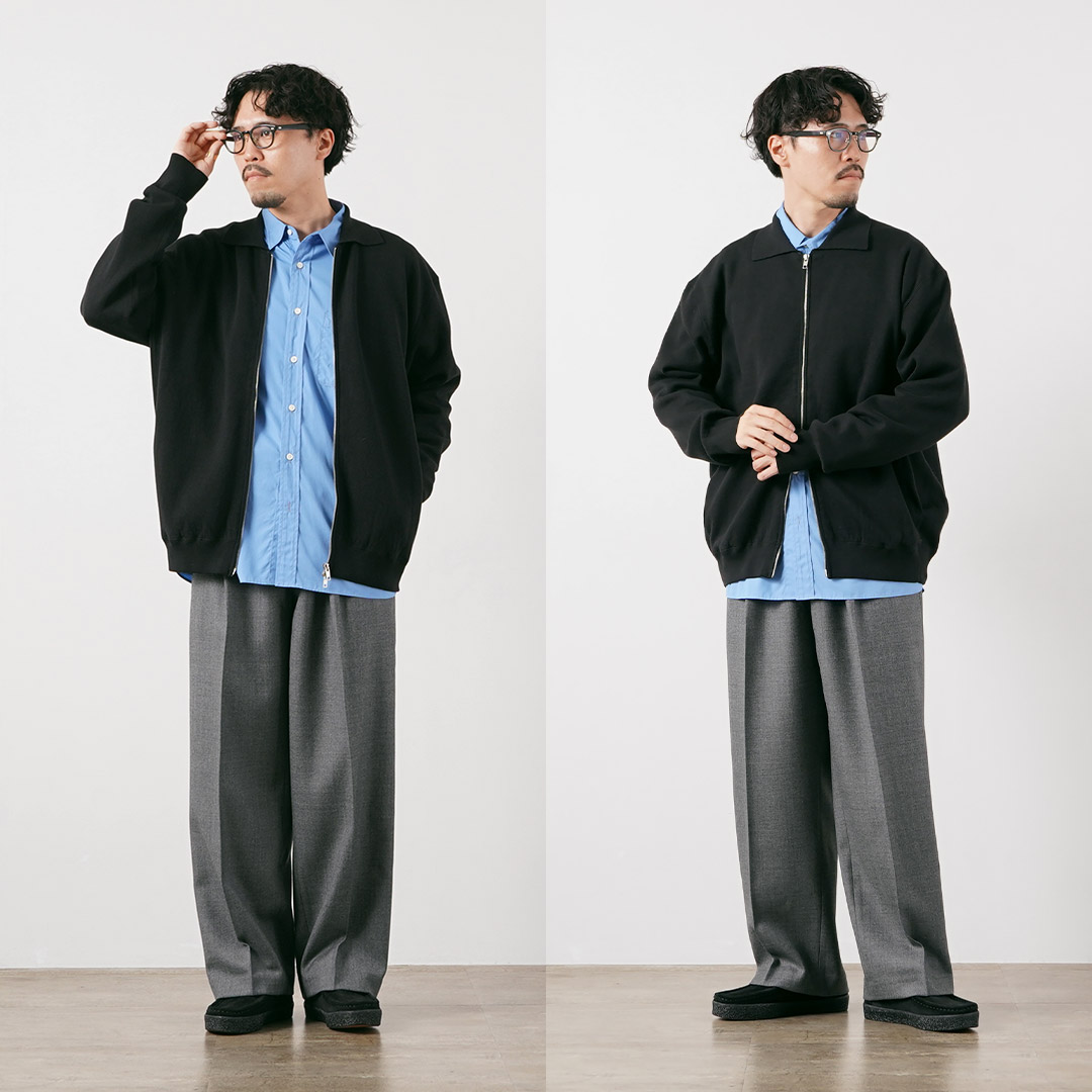 RYE TENDER（ライテンダー） マーシャル コットンカシミア ジップアップ ニットカーディガン / メンズ 長袖 | RYE TENDER | 06