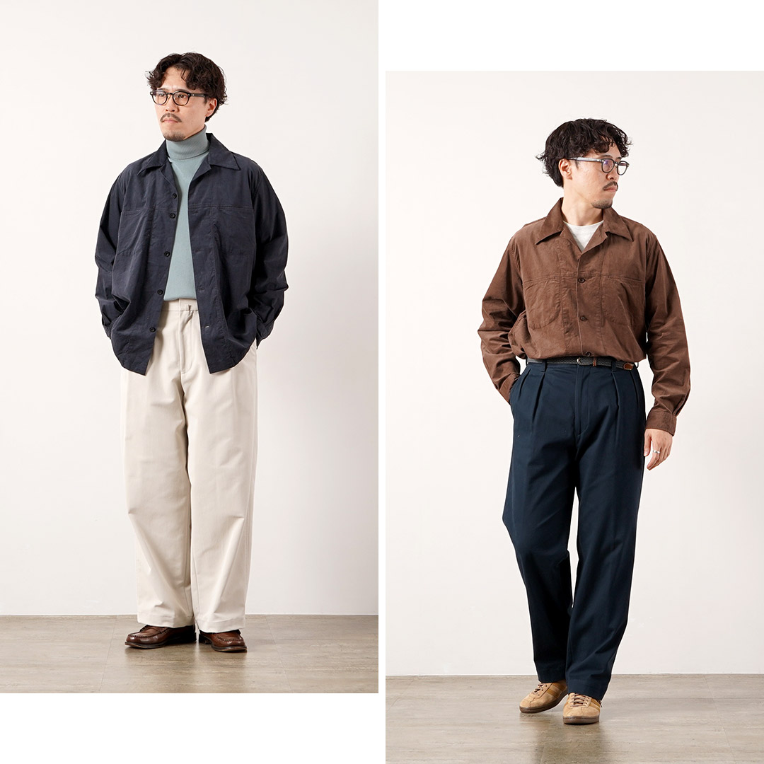 FUJITO（フジト） コーデュロイ オープンカラーシャツ 日本製 / メンズ 長袖 | FUJITO | 16
