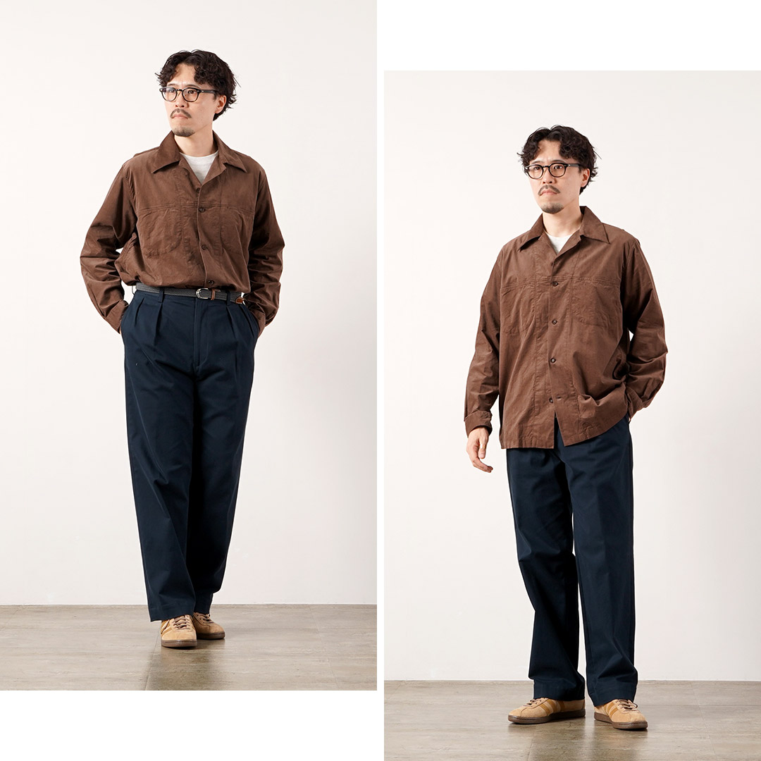 FUJITO（フジト） コーデュロイ オープンカラーシャツ 日本製 / メンズ 長袖 | FUJITO | 06