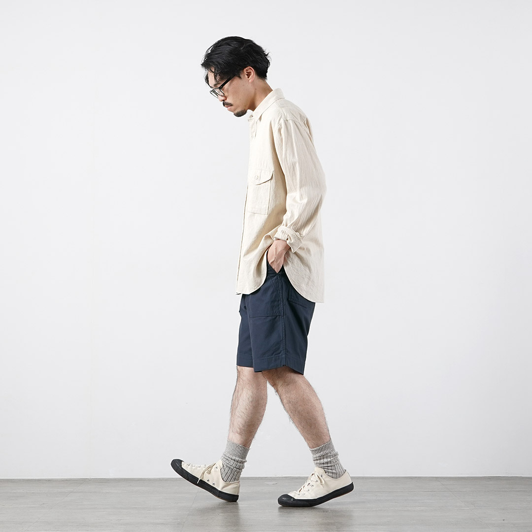 FOB FACTORY（F.O.Bファクトリー） F4171 ベイカーショーツ ショートパンツ 日本製 / メンズ ワーク | FOB FACTORY | 14