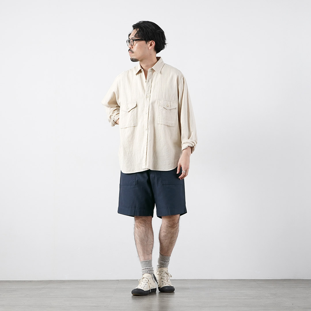 FOB FACTORY（F.O.Bファクトリー） F4171 ベイカーショーツ ショートパンツ 日本製 / メンズ ワーク | FOB FACTORY | 06