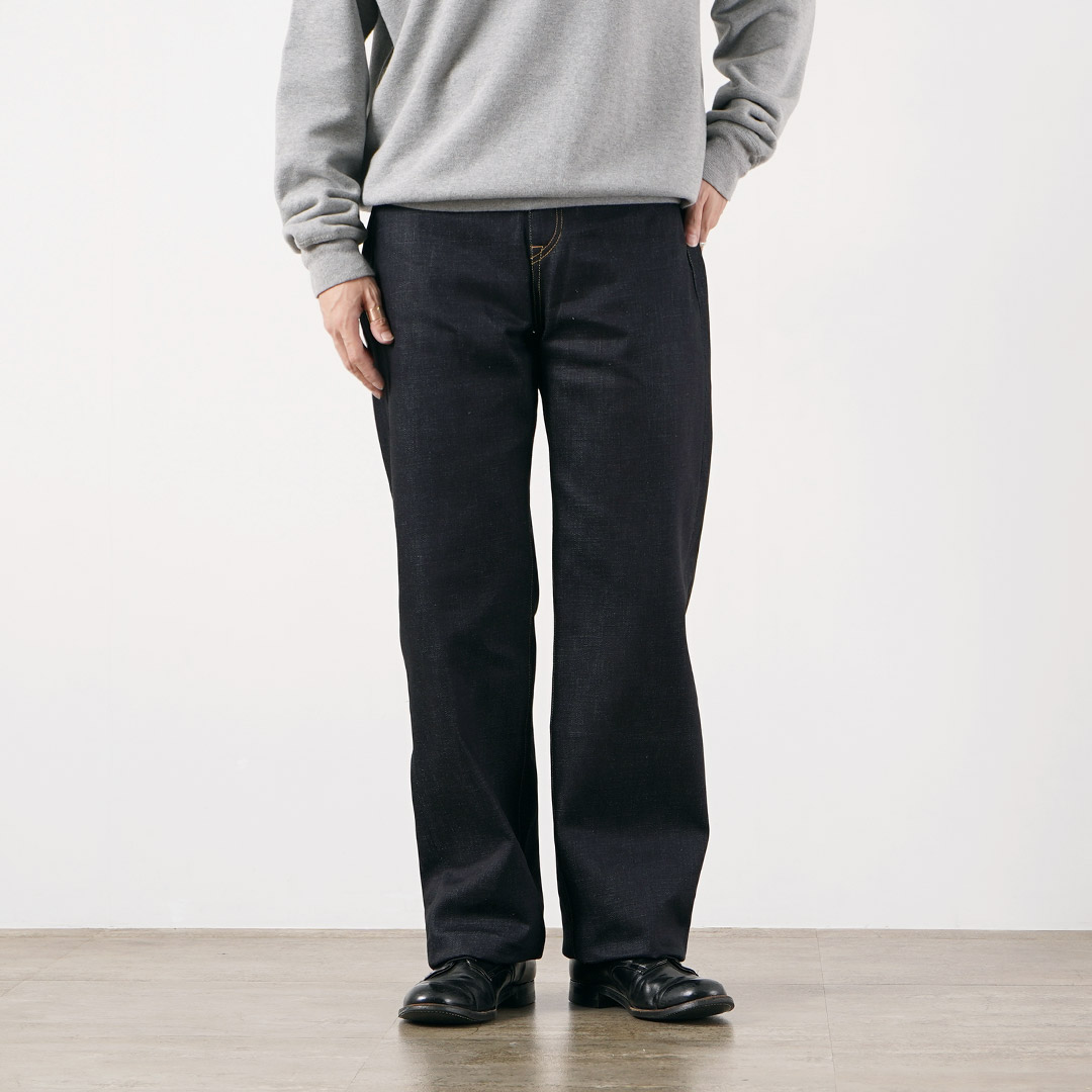 MOMOTARO JEANS（モモタロウジーンズ） 14.7oz スタンダード ワイド デニムパンツ 日本製 / メンズ ジーンズ | 桃太郎ジーンズ | 01