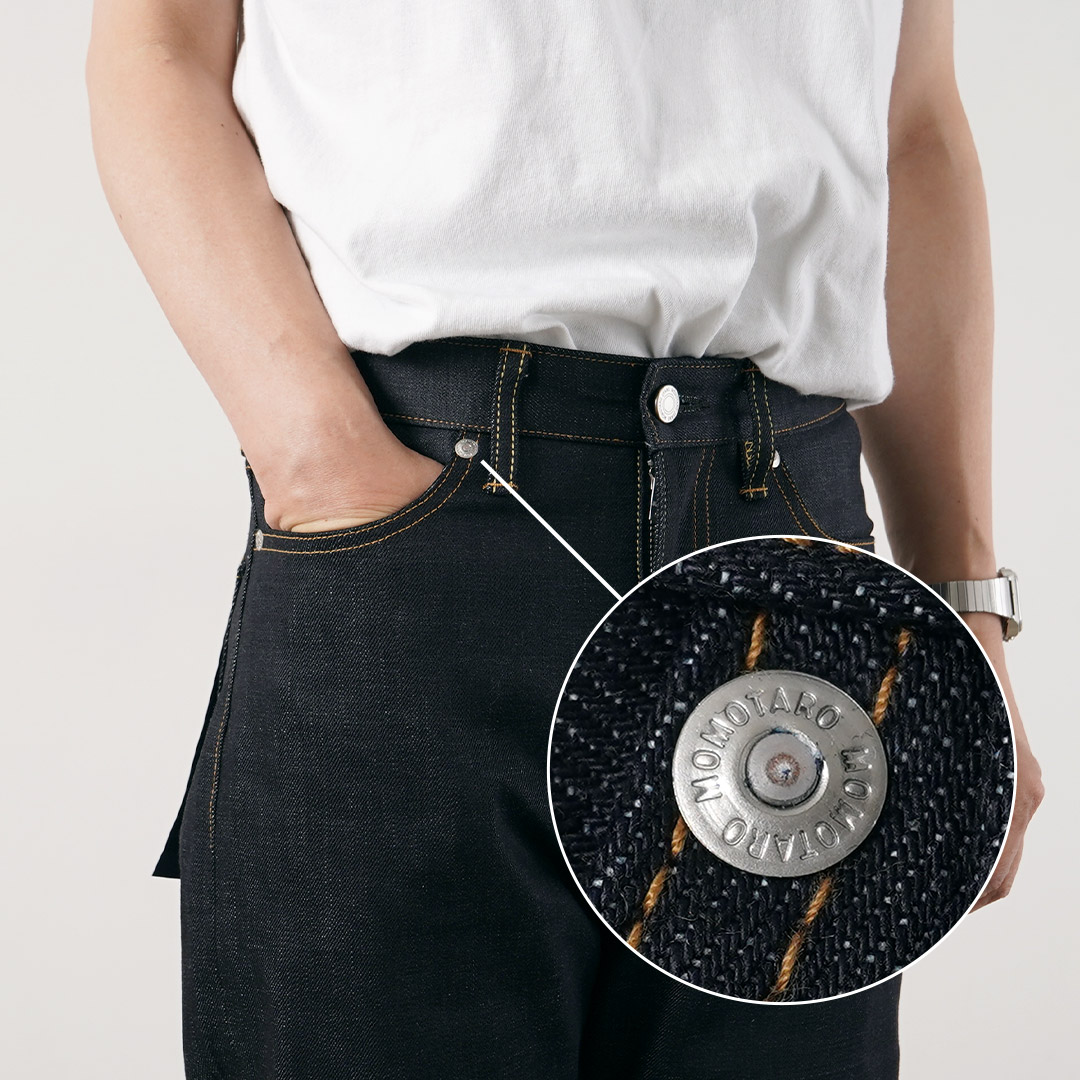 MOMOTARO JEANS（モモタロウジーンズ） 14.7oz スタンダード ナローストレート デニムパンツ 日本製 / メンズ ジーンズ | 桃太郎ジーンズ | 10