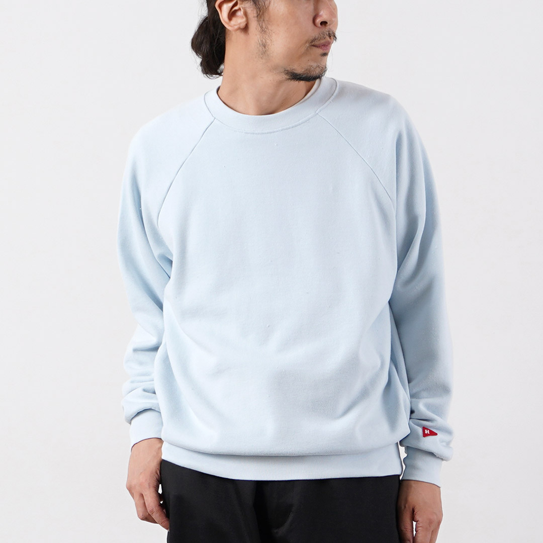 HEALTHKNIT（ヘルスニット） クラシックスウェット クルーネック (ヴィンテージ フィニッシュ) / メンズ 長袖 ロングスリーブ | Healthknit | 01