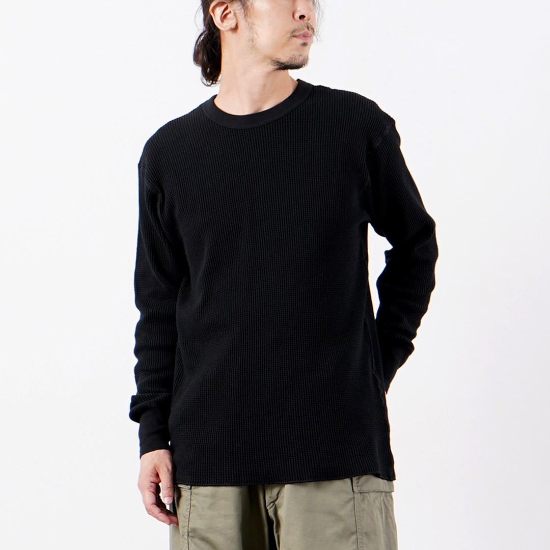 HEALTHKNIT（ヘルスニット） サーマルキングワッフル クルーネック ロングスリーブ / メンズ 長袖 | Healthknit | 02