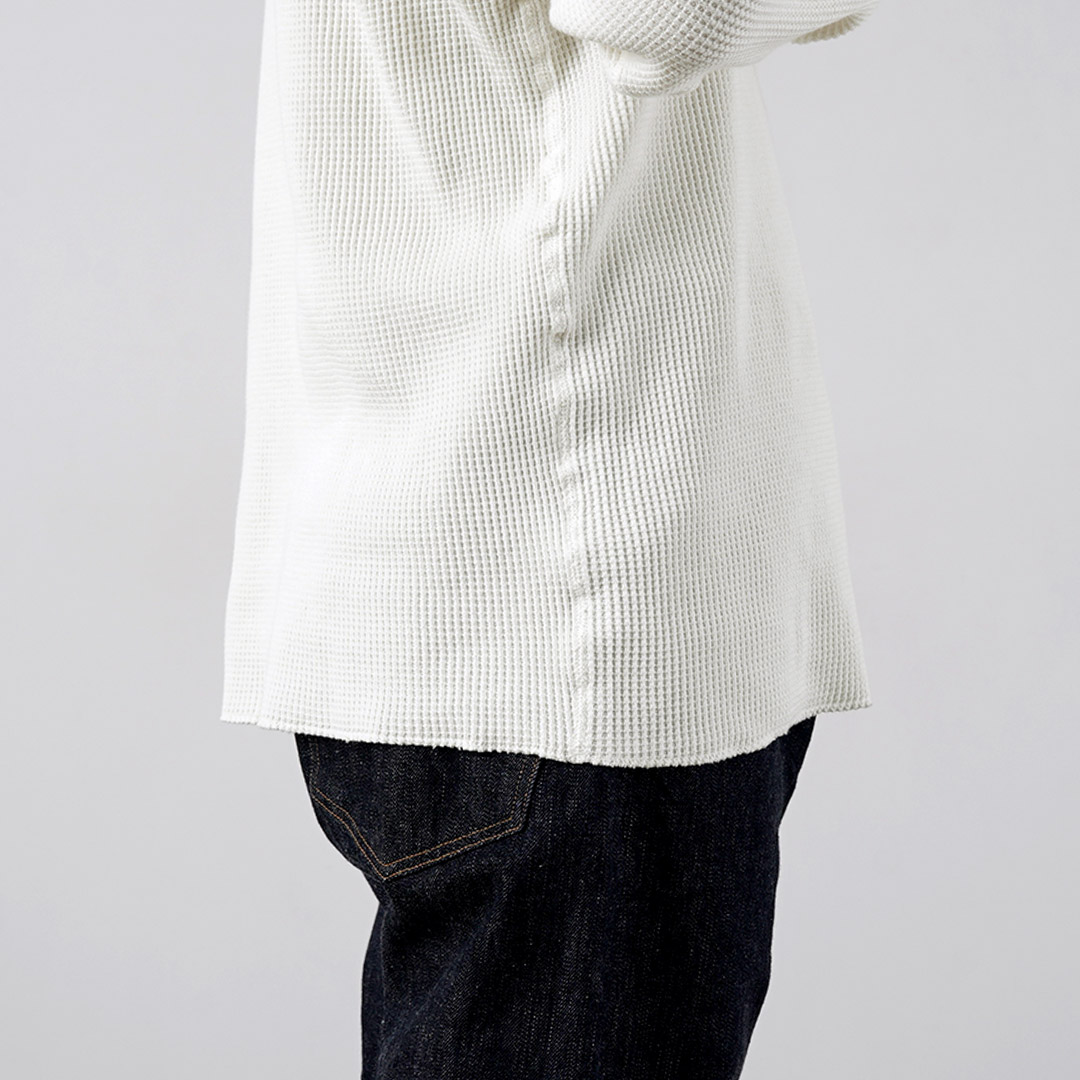 HEALTHKNIT（ヘルスニット） サーマルキングワッフル クルーネック ロングスリーブ / メンズ 長袖 | Healthknit | 12