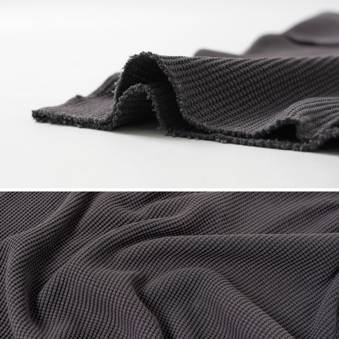 HEALTHKNIT（ヘルスニット） サーマルキングワッフル ヘンリーネック ロングスリーブ (ピグメントダイ) / メンズ 長袖 | Healthknit | 09