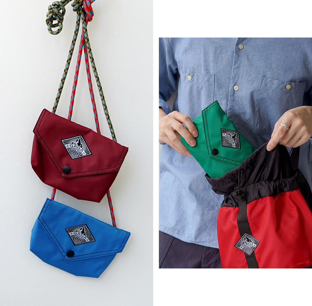 GAGA EQUIPMENT（ガガ イクイップメント） ミニバッグ / メンズ レディース ショルダーバッグ サコッシュ ポーチ 斜めがけ |  | 24