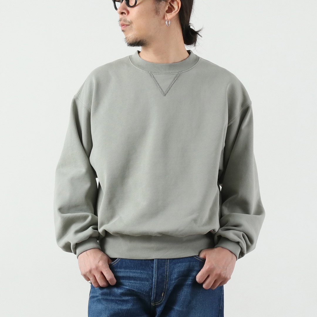 REMI RELIEF（レミレリーフ） 別注 SP加工 ラッセルアスレチックボディ プロコットン クルーネックスウェット / メンズ | REMI RELIEF | 01