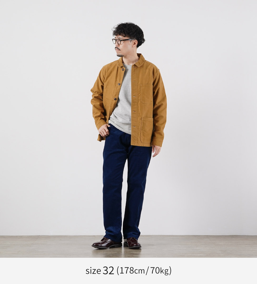 FOB FACTORY（FOBファクトリー） F1154 インディゴ コーデュロイ 5P パンツ 日本製 / メンズ ボトムス |  | 03