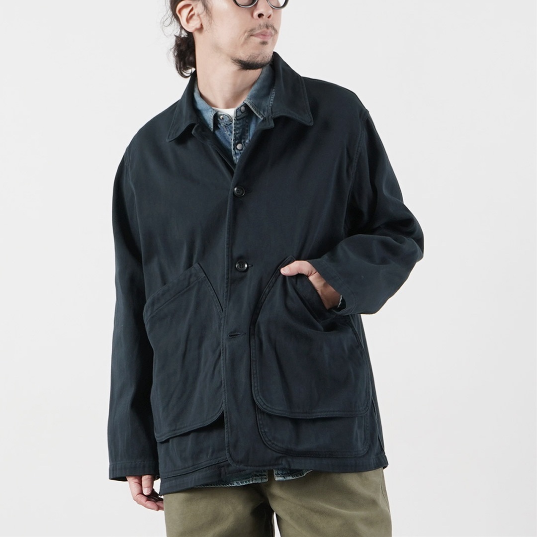 FOB FACTORY（FOBファクトリー） F2470 コットン ツイル フィールドジャケット 日本製 / メンズ カバーオール ワーク ミリタリー | FOB FACTORY | 02