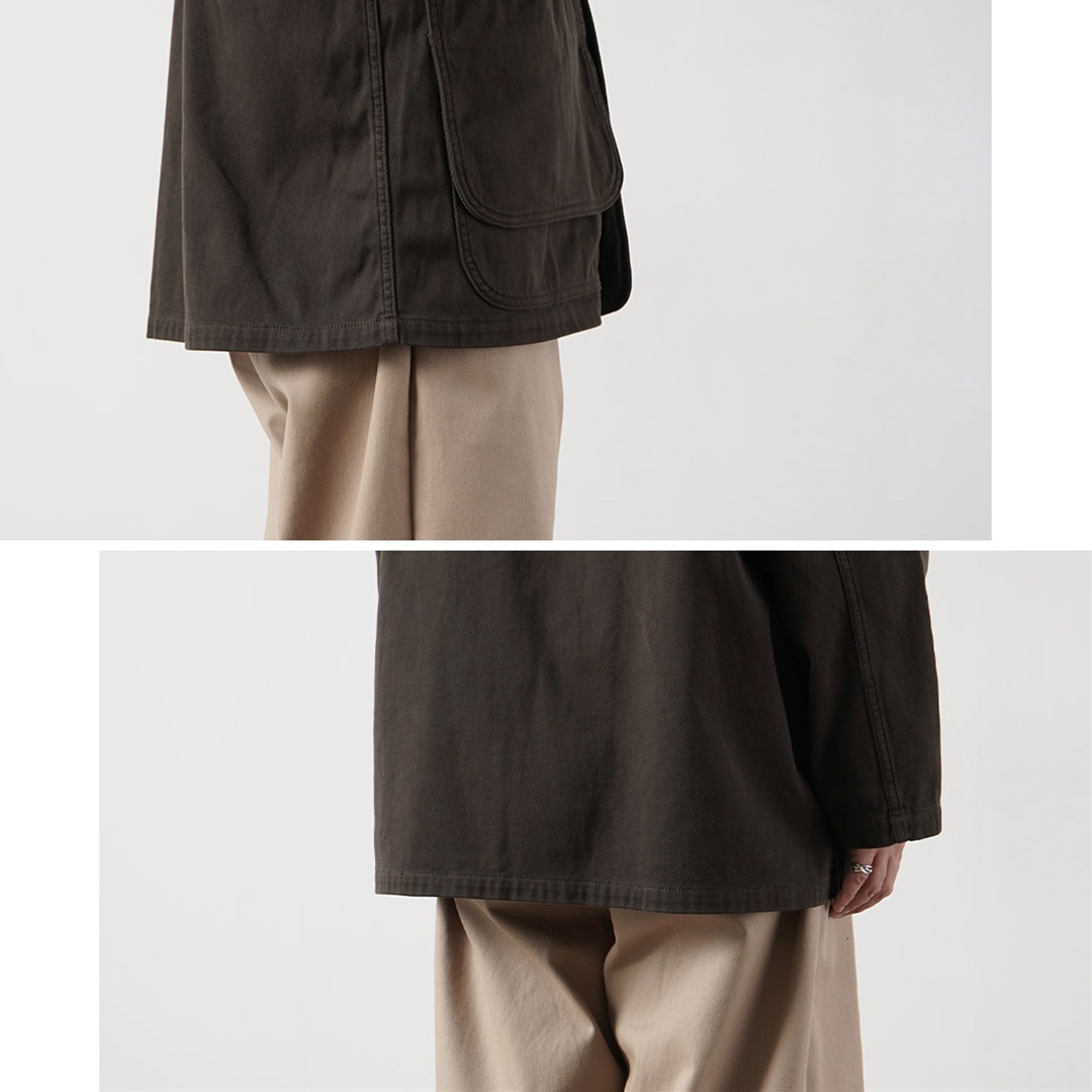 FOB FACTORY（FOBファクトリー） F2470 コットン ツイル フィールドジャケット 日本製 / メンズ カバーオール ワーク ミリタリー | FOB FACTORY | 14