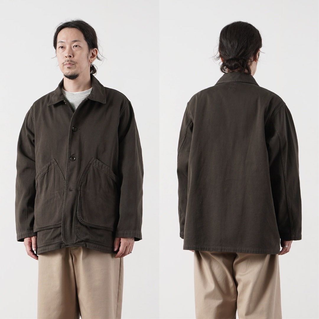 FOB FACTORY（FOBファクトリー） F2470 コットン ツイル フィールドジャケット 日本製 / メンズ カバーオール ワーク ミリタリー | FOB FACTORY | 15