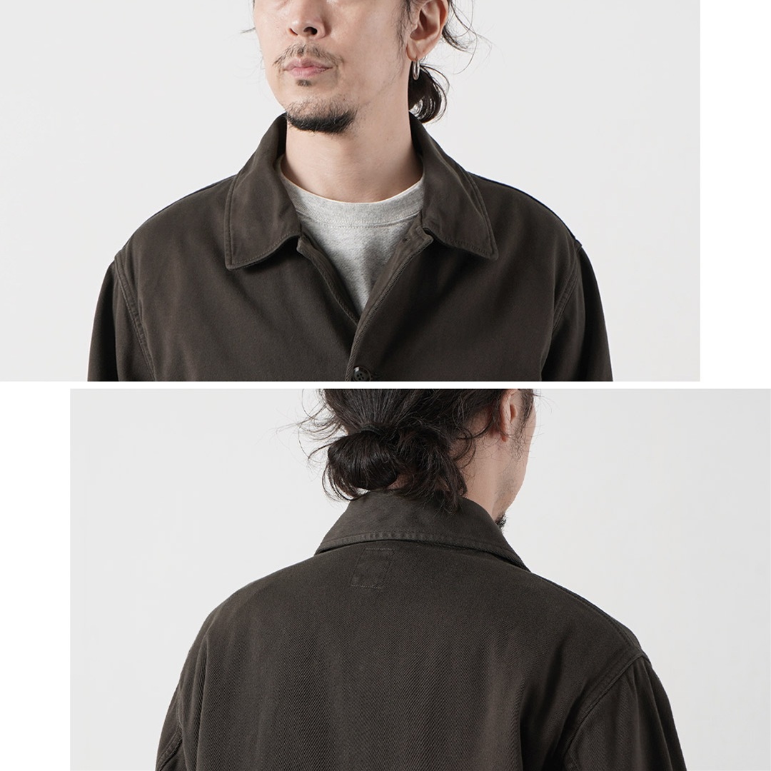 FOB FACTORY（FOBファクトリー） F2470 コットン ツイル フィールドジャケット 日本製 / メンズ カバーオール ワーク ミリタリー | FOB FACTORY | 10