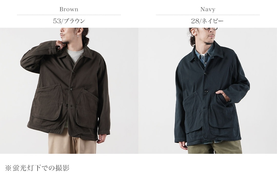 FOB FACTORY（FOBファクトリー） F2470 コットン ツイル フィールドジャケット 日本製 / メンズ カバーオール ワーク ミリタリー | FOB FACTORY | 03