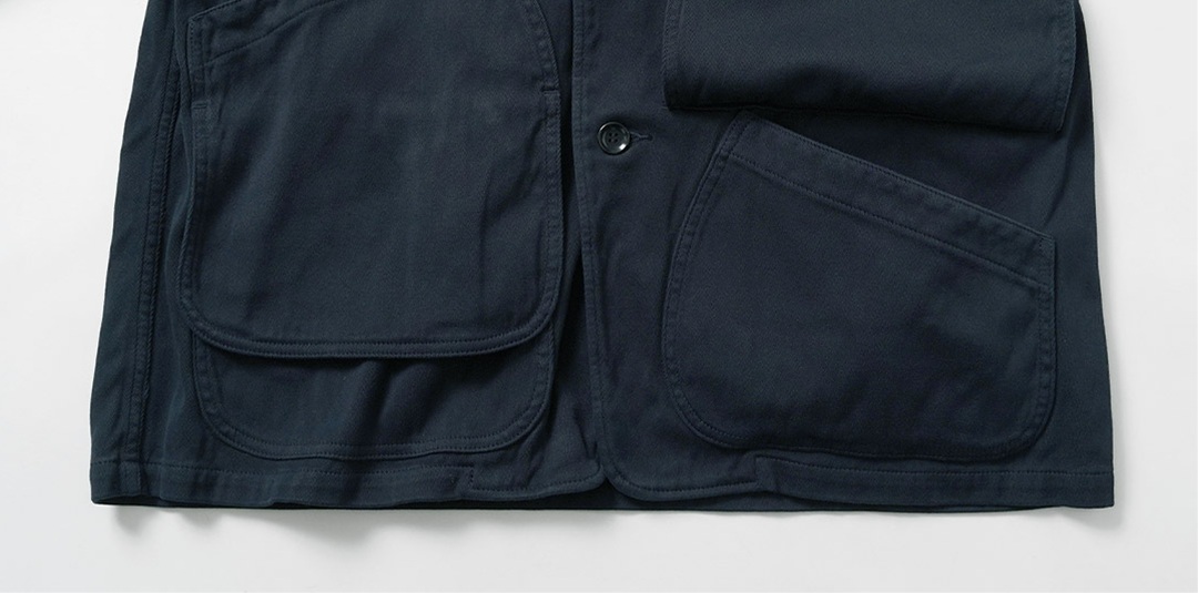 FOB FACTORY（FOBファクトリー） F2470 コットン ツイル フィールドジャケット 日本製 / メンズ カバーオール ワーク ミリタリー | FOB FACTORY | 17