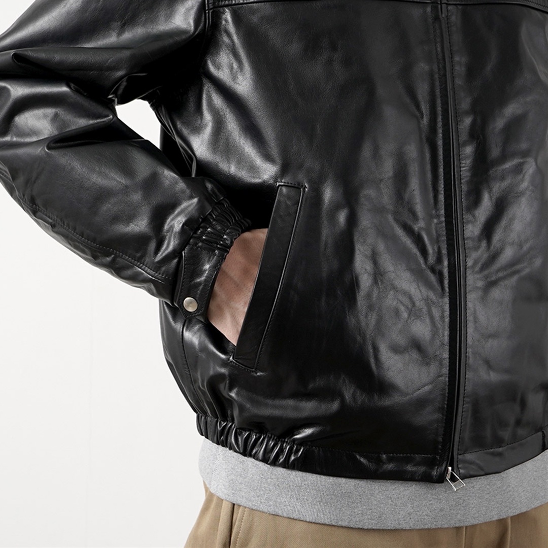 UNIVERSAL PRODUCTS.（ユニバーサルプロダクツ） レザージャケット / メンズ 1LDK 牛革 ダブルジップ ドリズラーブルゾン | UNIVERSAL PRODUCTS | 14