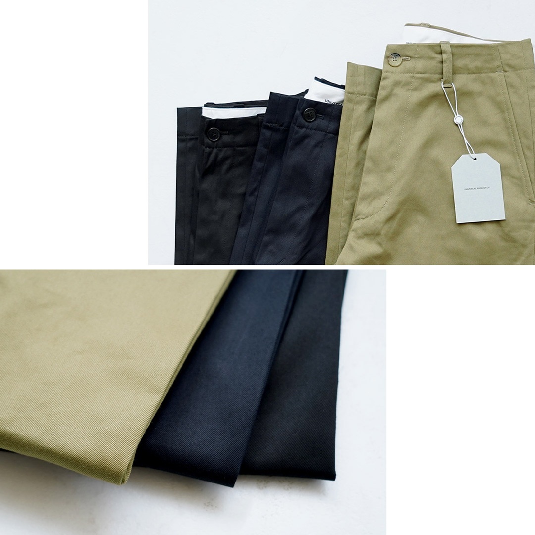 UNIVERSAL PRODUCTS.（ユニバーサルプロダクツ） ノータックチノトラウザーズ 日本製 / メンズ ワイドパンツ | UNIVERSAL PRODUCTS | 09