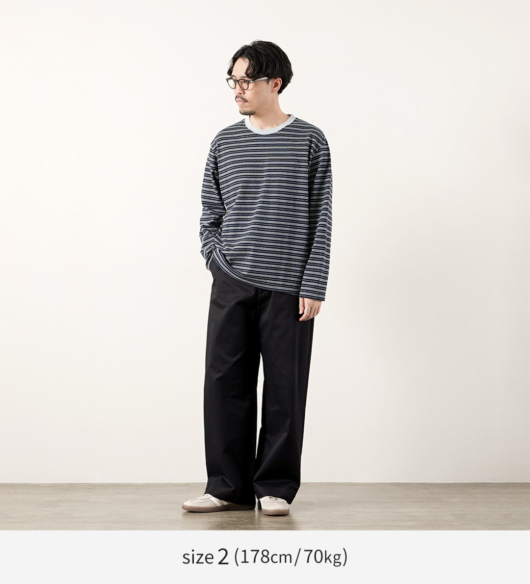UNIVERSAL PRODUCTS.（ユニバーサルプロダクツ） オリジナルボーダーロングスリーブTシャツ 日本製 / メンズ 長袖 | UNIVERSAL PRODUCTS | 06