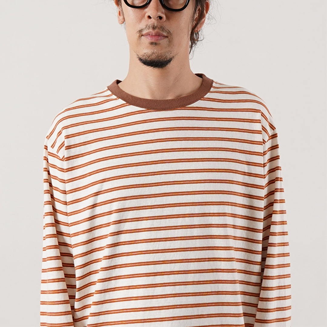 UNIVERSAL PRODUCTS.（ユニバーサルプロダクツ） オリジナルボーダーロングスリーブTシャツ 日本製 / メンズ 長袖 | UNIVERSAL PRODUCTS | 10