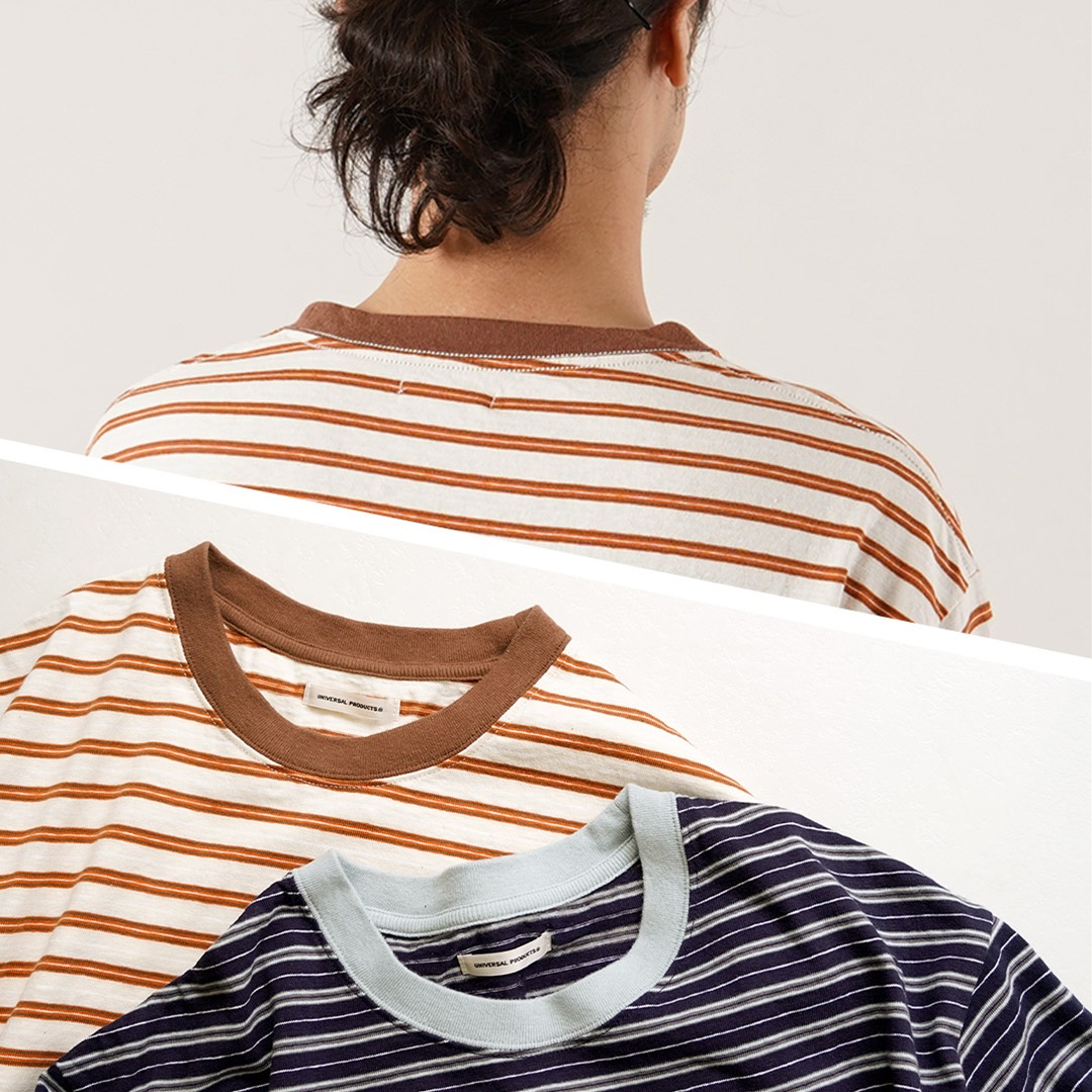 UNIVERSAL PRODUCTS.（ユニバーサルプロダクツ） オリジナルボーダーロングスリーブTシャツ 日本製 / メンズ 長袖 | UNIVERSAL PRODUCTS | 11