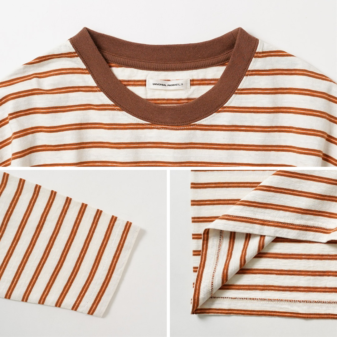 UNIVERSAL PRODUCTS.（ユニバーサルプロダクツ） オリジナルボーダーロングスリーブTシャツ 日本製 / メンズ 長袖 | UNIVERSAL PRODUCTS | 15